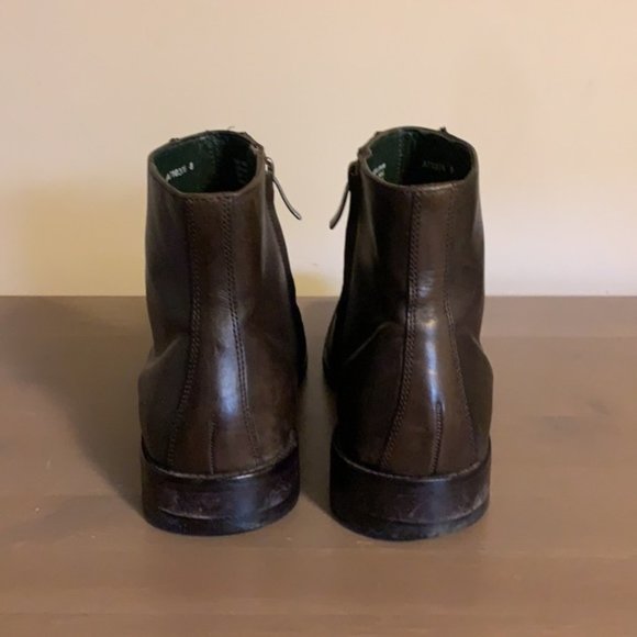 Kenneth Cole Brown Leather Boots - Men’s Size 8 - Picture 6 of 10